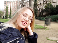 Blondie Nerd Loves Public Banging 1 - Public Pickups