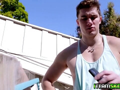 Lucky Stud Fucking Little Outdoors - Lola Fae