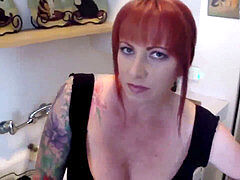 Tir de sperme, Allemand, Lingerie, Maîtresse, Maman, Jarretelles