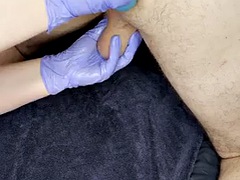 素人, アナル, フェティッシュ, ゴム, マッサージ, オナニー, 看護婦, 妻