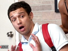 Grosser arsch, Grosse titten, Blondine, Milf, Büro, Pornostars, Realität, Lehrer