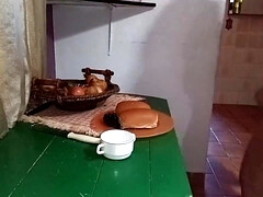 Grote kont, Grote mammen, Stel, Hd, Latijnse vrouw, Ondergoed, Gezichtspunt, Tatoeage