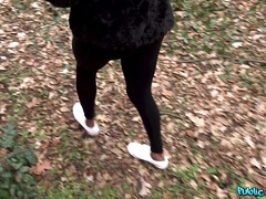 素人, フェラチオ, バック, 黒人, ヨーロピアン, 自然山雀, アウトドア, スパンキング