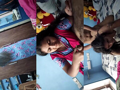 素人, デカパイ, フェラチオ, イく瞬間, 指いじり, 自家製, インド人, 妻