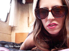 Camper van, couple, baise