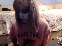 Leie, Braunhaarige, Masturbation, Solo, Jungendliche (18+), Netzkamera