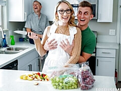 Culo grande, Verga grande, Tetas grandes, Mamada, Estilo perrito, Peludo, Coño, Tetas