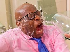 アナル, アジア人, フェラチオ, 茶髪の, カワイイ, バック, 異人種間, ティーン