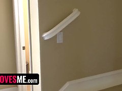 Amerikanisch, Braunhaarige, Sperma im mund, Spermaladung, Dildo, Hundestellung, Pov, Jungendliche (18+)