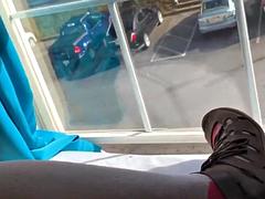 Enthousiasteling, Anaal, Gigantische dildo, Masturbatie, Rijpe lesbienne, Shemale, Alleen, Speelgoed