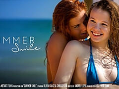 Lovely Olivia Grace and Chrissy Fox's passionate sex movie