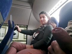 Leie, Grosse titten, Bus, Schwanz, Handjob, Selbstgemacht, Milf, Titten