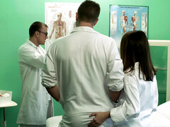 お尻, フェラチオ, 茶髪の, カワイイ, チェコ, オフィス, オマンコ, オッパイの