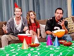 Grote lul, Pijpbeurt, Hondjeshouding, Natuurlijke tieten, Klein, Kort haar, Mager, Tiener