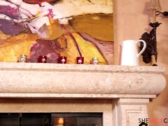 デカパイ, フェラチオ, チン, 開帳, 異人種間, ラティーナ, なめる, オマンコ