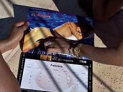 Hot threesome after the disco in Brazil