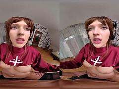 Dreidimensional, Tussi, Grosse titten, Blasen, Handjob, Pov, Realität, Titten