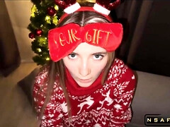 I gave my biggest fan some passionate sex for Christmas