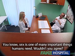 Rubia, Mamada, Loco, Sexo duro, Enfermera, Pov, Afeitado, Uniforme