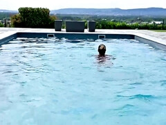 Bikini, Noire, Brunette brune, Gorge profonde, Interracial, Masturbation, Rugueux, Voyeur