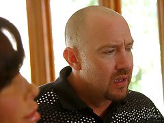 Grote lul, Grote mammen, Lul, Handbeurt, Hd, Rijpe lesbienne, Moeder, Tieten likken