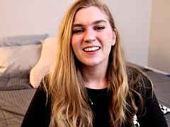 Blondine, Hardcore, Erotischer film, Solo, Spielzeuge, Netzkamera