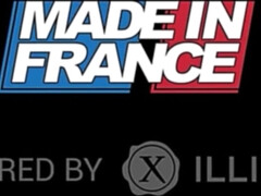 Grote mammen, Bruinharig, Diep in de keel, Zwart, Frans, Natuurlijke tieten, Tiener, Trio