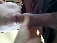 Enthousiasteling, Grote lul, Pijpbeurt, Auto, Stel, Lul, Flashing, Hd