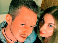 ブロンド, フェラチオ, 手コキする, ハードコア, 下着, ハメ撮り, ストリッピング, オッパイの