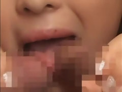 Asiatique, Interracial, Japonaise, Jarretelles, Nénés