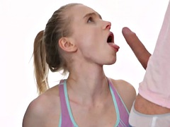 Anaal, Lieveling, Blond, Pijpbeurt, Erotisch, Europees, Trio, Tieten likken