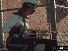 TEENFIDELITY Kristen Scott Deep Creampied Band Nerd