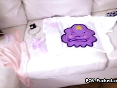 18, 素人, ブロンド, フェラチオ, ハードコア, 自家製, 下着, ティーン