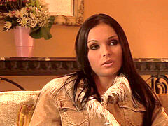 アナル, 茶髪の, 目瞪口呆, レズビアン, 三人