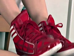 Asiatique, Nana, Mignonne, Pieds, Fétiche des pieds, Marrant, Hard, Étudiant