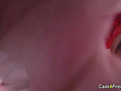 Grosse titten, Blondine, Brille, Hd, Masturbation, Solo, Spielzeuge, Netzkamera