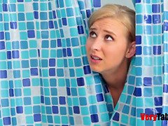 美人, ブロンド, フェラチオ, 巨乳な, イマラチオ, 母, オマンコ, 叫ぶ