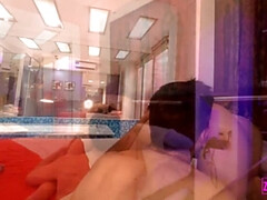 In den arsch, Kinderhüterin, Grosser arsch, Besamung, Frau, Latina, Milf, Orgasmus