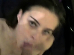 Pijpbeurt, Bruinharig, Sperma in gezicht, Gezichtspunt, Tiener