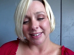 Grosse titten, Blondine, Blasen, Selbstgemacht, Milf, Natürlichen titten, Pov, Titten