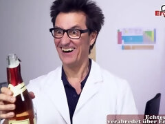 デカパイ, ブロンド, ディルド, 医者, 女, 面白, ドイツ人, オーガズム