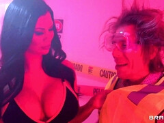 Double Charged Jaebot: Interracial Anal and DP Threesome with Mick Blue, Isiah Maxwell, Jasmine Jae part 2