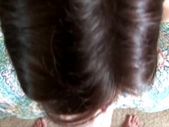 Enthousiasteling, Bruinharig, Stel, Vriendin, Hardcore, Huisgemaakt, Slet, Tieten likken