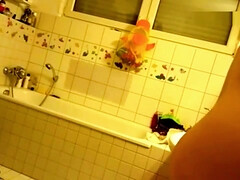 Beauté, Plantureuse, Mignonne, Gorge profonde, Queue, Hd, Mature, Douche