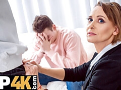 お婆さん, Hd, 熟年, お金, オマンコ, ロシア人, ストッキング, 教師