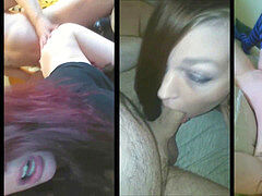 Anal, Sucer une bite, Éjaculation interne, Pieds, Doigter, Chatte, Rousse roux