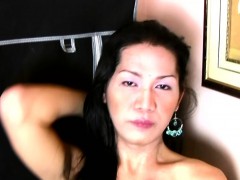 Asiatisch, Blasen, Hd, Transfrau, Titten