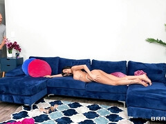 Azul Hermosa undresses and shows off her amazing body