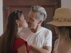 Sucer une bite, Queue, Européenne, Seins naturels, De plein air, Pov, Chatte, Train