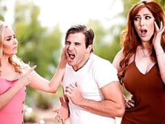 デカ尻, デカチン, デカパイ, フェラチオ, バック, 女 人男 人